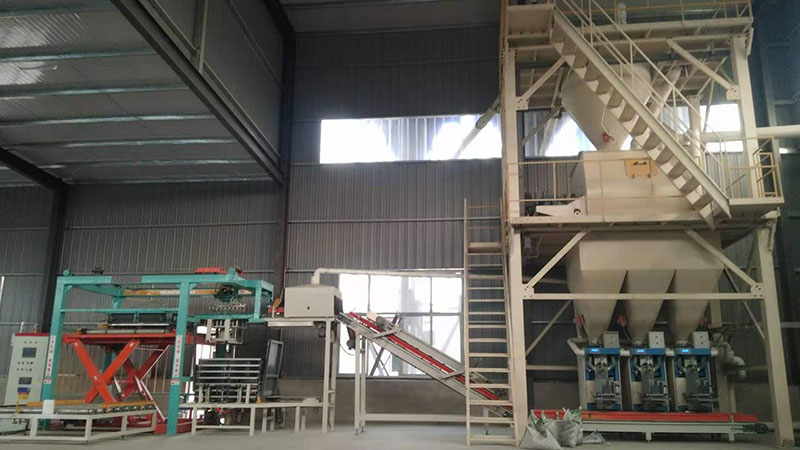 干粉砂漿、膩?zhàn)臃凵a(chǎn)線(xiàn)