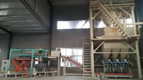 干粉砂漿、膩?zhàn)臃凵a(chǎn)線